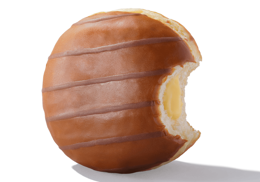 Caramel Custard Doughnut